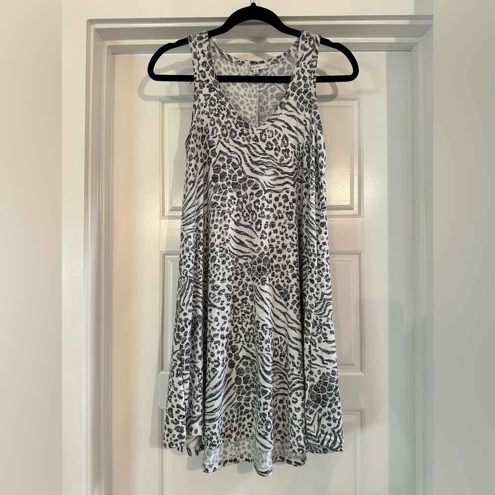 Z Supply Animal Print Dress Size Small